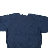 MAJESTIC Short Sleeve Softball Mens Pullover Jacket Blue USA XL