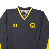 HOLLOWAY Baseball Mens Pullover Jacket Black L