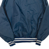 HOLLOWAY Mens Bomber Jacket Blue Nylon USA XL