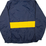 CHARLES RIVER APPAREL Mens Anorak Jacket Blue Nylon Hooded XL