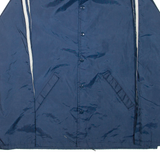 BIRDIE Mens Shell Jacket Blue Nylon USA L