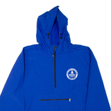 CHARLES RIVER APPAREL Mens Anorak Jacket Blue USA Hooded XL