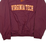 NIKE Virginia Tech Mens Pullover Jacket Purple USA M