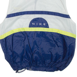 NIKE Womens Gilet Grey Nylon Colourblock L