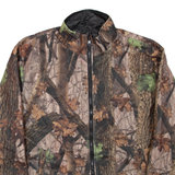 Mens Jacket Brown Camouflage XL