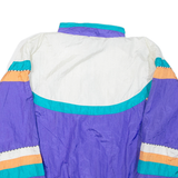 SANTOLINA SPORT Womens Shell Jacket Purple Nylon Colourblock M