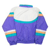 SANTOLINA SPORT Womens Shell Jacket Purple Nylon Colourblock M