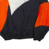 UNIQUE SALES Marshfield Volleyball Mens Shell Jacket Orange Nylon Colourblock L