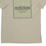 ADIDAS Mens T-Shirt Green S