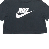 NIKE Crop Womens T-Shirt Black S