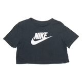 NIKE Crop Womens T-Shirt Black S