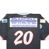 OCHSNER HOCKEY Mens Jersey Black Long Sleeve USA V-Neck S