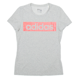 ADIDAS Womens T-Shirt Grey S