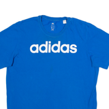 ADIDAS Mens T-Shirt Blue L