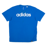 ADIDAS Mens T-Shirt Blue L