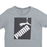 PUMA Mens T-Shirt Grey S