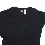 DKNY Jeans Oversized Womens Vest Black Sleeveless M