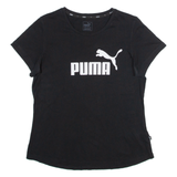 PUMA Womens T-Shirt Black UK 14