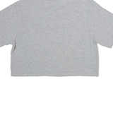 ELLESSE Cropped Womens T-Shirt Grey UK 8