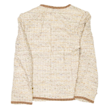 FLORENCE COUTURE Womens Blazer Coat Beige M