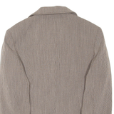 Womens Blazer Coat Grey Striped M