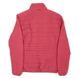 TIMBERLAND Mens Puffer Jacket Red Nylon S