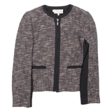 HOBBS Womens Overcoat Coat Black UK 8