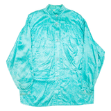 Lightweight Womens Jacket Blue Nylon Crazy Pattern M