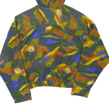 GAMINE Lightweight Mens Jacket Green Hooded Crazy Pattern L