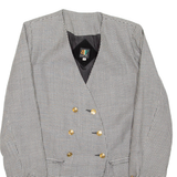 Womens Blazer Coat Black Houndstooth S