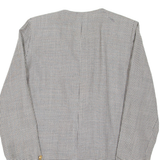 Womens Blazer Coat Black Houndstooth S