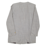 Womens Blazer Coat Black Houndstooth S