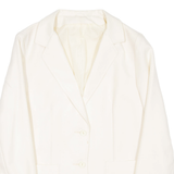 Womens Blazer Coat Cream S