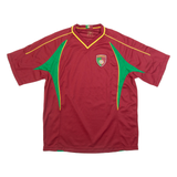 VICTORY Portugal Fan Mens Football Shirt Jersey Red V-Neck L