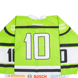 WARRIOR Hockey Mens Jersey Green Long Sleeve USA V-Neck XL