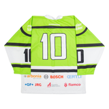 WARRIOR Hockey Mens Jersey Green Long Sleeve USA V-Neck XL