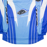 Ufo Blast Mens Jersey Blue Long Sleeve V-Neck 2XL