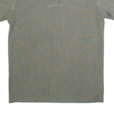 CALVIN KLEIN JEANS Womens T-Shirt Green Crew Neck M