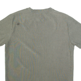 CALVIN KLEIN JEANS Womens T-Shirt Green Crew Neck M