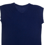 HARD ROCK CAFE Hamburg Womens Band T-Shirt Blue S