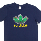 Sardidas Mens T-Shirt Blue S