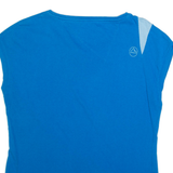LA SPORTIUA Womens T-Shirt Blue L