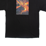HANES Nirnaeth Mens T-Shirt Black Crew Neck L