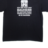 Bauherr Mens T-Shirt Black XL