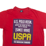 POLO ASSN Mens T-Shirt Red M