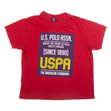 POLO ASSN Mens T-Shirt Red M
