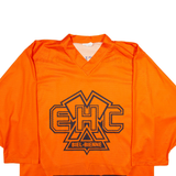 Ehc Bienne Mens Jersey Orange USA V-Neck XL