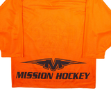 Ehc Bienne Mens Jersey Orange USA V-Neck XL