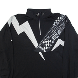 MASSER Mens Jersey Black 1/4 Zip L