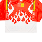 OCHSNER Swiss Ice Hockey Mens Jersey Red 3/4 Sleeve V-Neck S